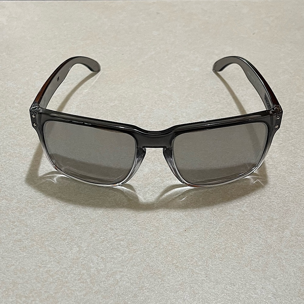 Oakley Sunglasses 009102-A9 Dark Ink Fade | Chrome Iridium Polarized Lens